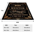 thumbnail image 5 of LHSHID Boss Lady Gifts for Women Boss Day Gifts for Women Men Boss Birthday Retirement Gifts Blanket 40"x50", 5 of 5