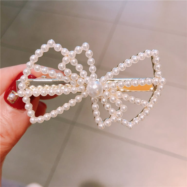 Pearl Bow Hair Clip - Shop for Women's Accessories and Jewelry