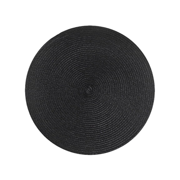 Table Pads for Dining Room Table Heat Resistant - 18 cm Round Woven Place Mat with Oil-Proof and Waterproof Protection