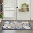 thumbnail image 6 of Nourison Aloha Indoor/Outdoor Blue Grey 2'8" x 4' Area Rug (3x4), 6 of 10