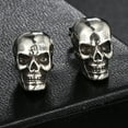 thumbnail image 3 of Halloween Skull Stud Earrings for Men Women Punk Hip-hop Creative Skeleton Ear Accessories Party Gifts Wholesale Jewelry OHE189, 3 of 6