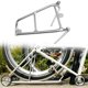 thumbnail image 5 of Alforja de carga trasera para portaequipajes, accesorios para asiento de bicicleta, equipaje para bicicleta plegable de montaña Plata, 5 of 9