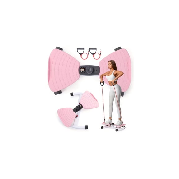 HOWSENTRIP Waist Twisting Machine, Ab Twister Board For Exercise, Noiseless Exercise Waist TwisterFor Home Gym Equipment, 360 Lbs Capacity |Track Time, Reps, Calories With DigitalDisplay,