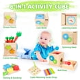 thumbnail image 2 of Kit de juego 8 en 1 Justwood de Montessori Toys para más de 1 año con almacenamiento, 2 of 7