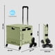 thumbnail image 2 of Carrito de Mandado con Ruedas para Subir Escaleras, Carrito de Compras Plegable con Mango Ajustable con Tapa Soporta hasta 50kg, 2 of 11