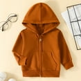 thumbnail image 2 of Povozer Hoodies for Girls Sweatshirts for Teen Girls Toddler Baby Girls Sweatshirts Casual Pullover Crewneck Winter Long Sleeve Tops Shirts Clothes Size for 18-24 Months,Brown, 2 of 6