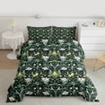 thumbnail image 2 of Homewish Chic Flowers 2pcs Bedding Comforter Set For Kids Teens Adults,Exotic Style Twin Comforter Sets,Retro Vintage Breathable Bedding Set,Ultra Soft Home Decor,Reversible, 2 of 8