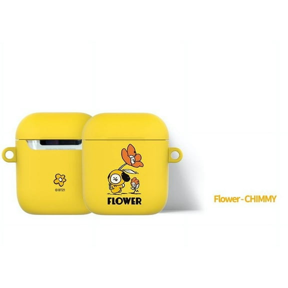 BTS X BT21 AirPods 1/2 Hard Case Flower Series CHIMMY