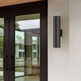 thumbnail image 3 of 26109BK Maxim Lighting Outpost - 22 Inch 2 Light Outdoor Wall Mount-Black Finish, 3 of 4