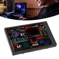 thumbnail image 1 of Computer Temp Monitor, Stepless Dimming Dual USB C 3.5 Inch PC CPU Data Monitor IPS Screen  for Chassis, 1 of 7