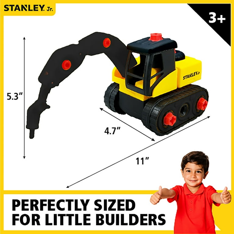 Stanley Jr. 5 Piece Tool Set Including Tool Belt for Kids NEW