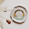 thumbnail image 4 of Healing Bracelets for Men & Women - Tiger Eye, Green Aventurine, Pyrite & Citrine Gemstone Bracelets Set - Money, Wealth, Success, Anxiety Relief, Spiritual Protection Gifts, 4 of 6