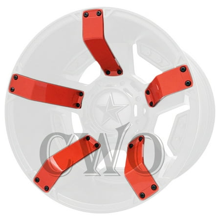 Red XD Series XD811 Rockstar 2 Inserts For 14x7 +0 ATV Wheel
