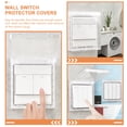 thumbnail image 3 of Supvox 3-Pack Clear Wall Outlet Covers, Splash-Proof with Easy Installation for Bathroom and Wet Areas, 3 of 8