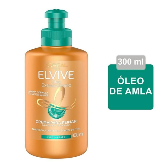 Crema para peinar L'Oréal Elvive óleo extraordinario cabello rizado 300 ml