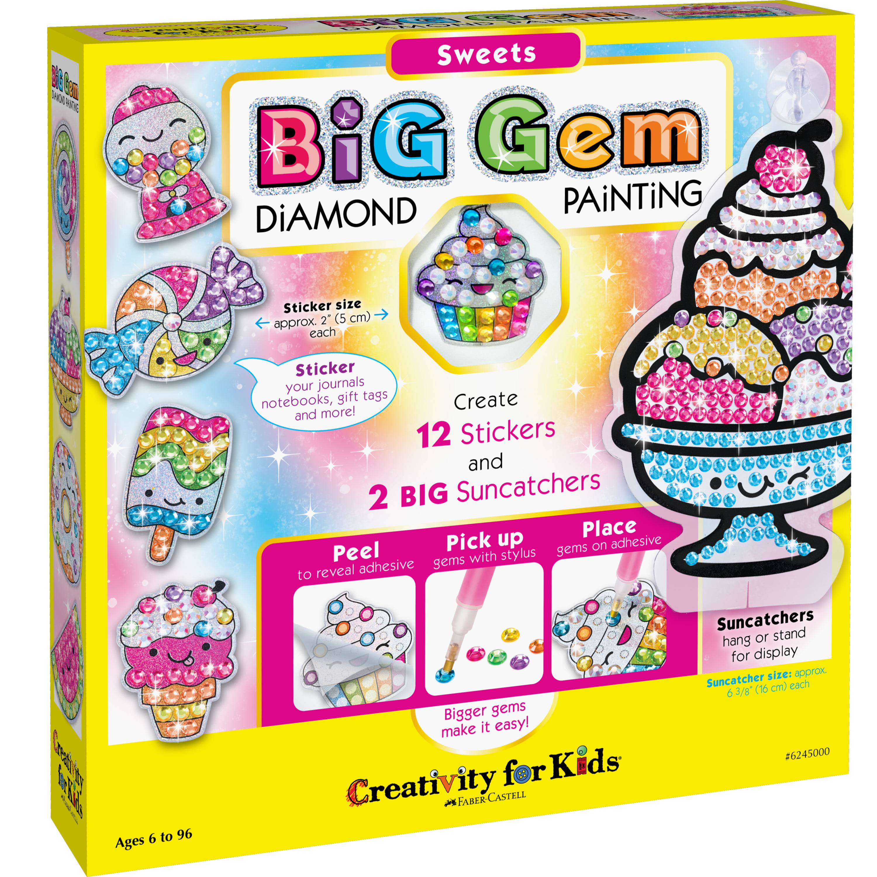 Gem Art, Kids Diamond Painting Kit - Big 5D Gems - Arts And Crafts For  Girls And Boys Ages 6-12 - Gem Painting Kits - Best Tween Gift Ideas For  Age 4 - Imported Products from USA - iBhejo
