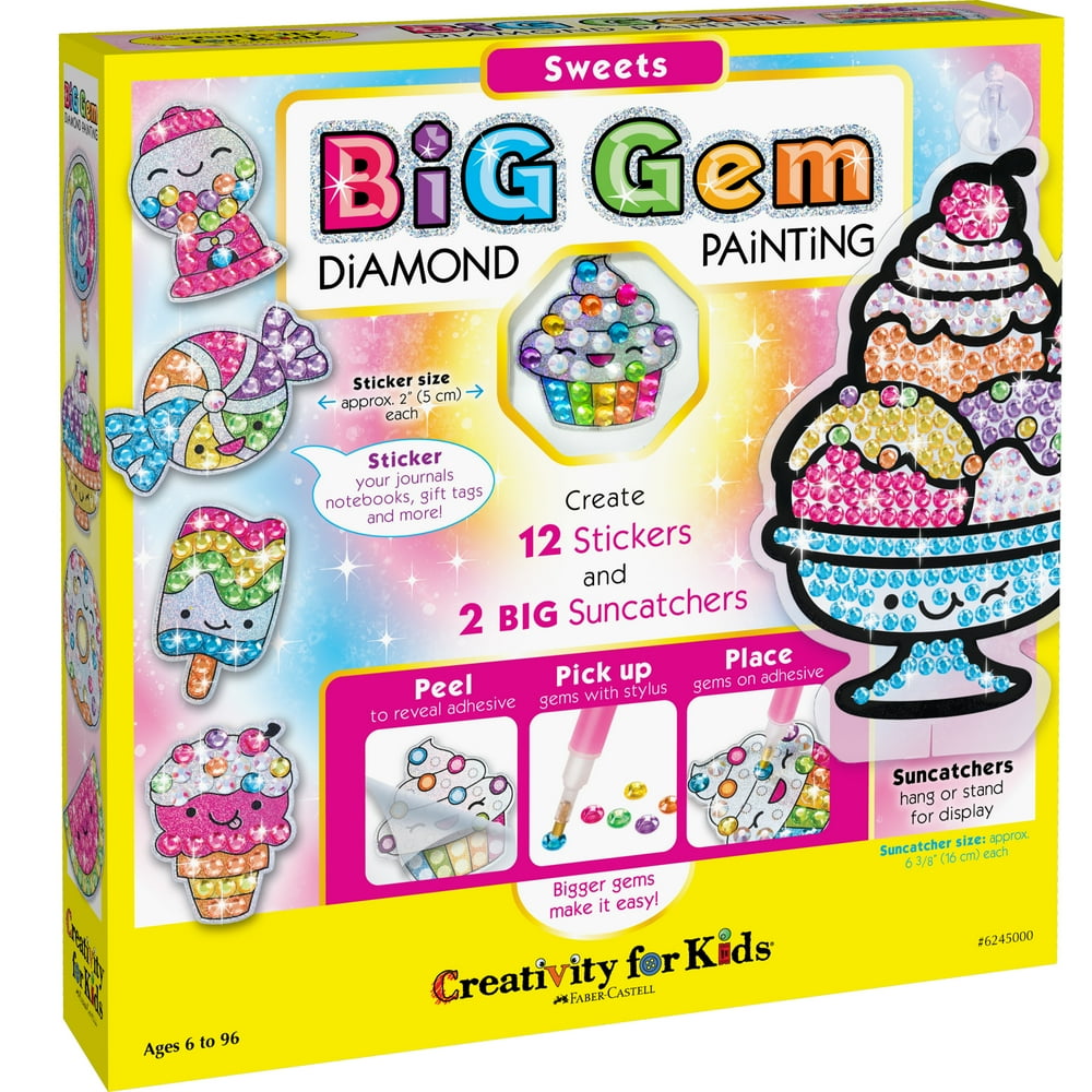 Creativity for Kids Big Gem Diamond Painting Kit Child Craft Sweet