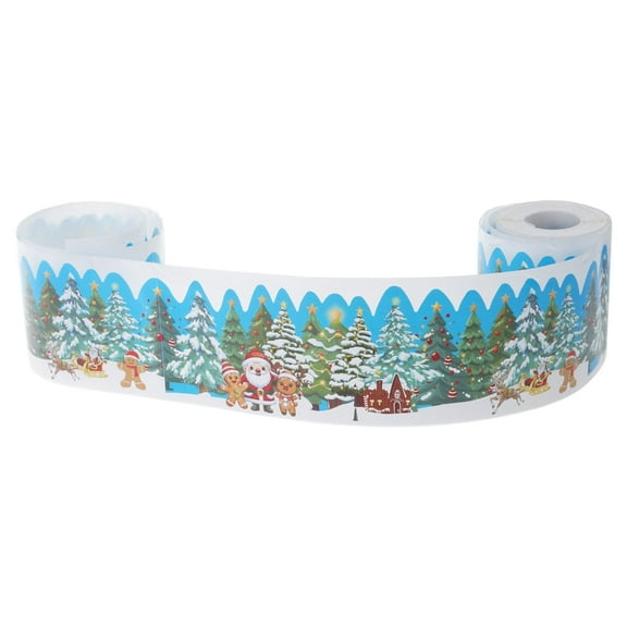 59ft Bulletin Board Borders Christmas Themed Border Trim Wall Decals for School Office Whiteboard Chalkboard Decoration