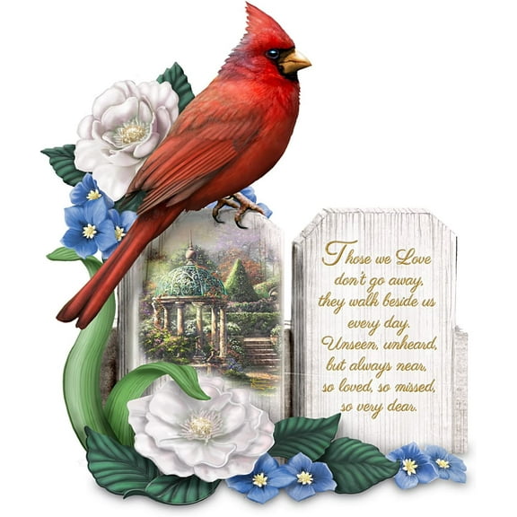 The Hamilton Collection Thomas Kinkade A Love So Dear Sculpted Cardinal Figurine