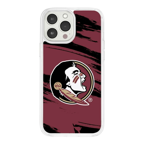 Florida State Seminoles HD Phone Case Compatible with MagSafe Apple iPhone 16 Pro Max (Paint Stripe) by Affinity Bands