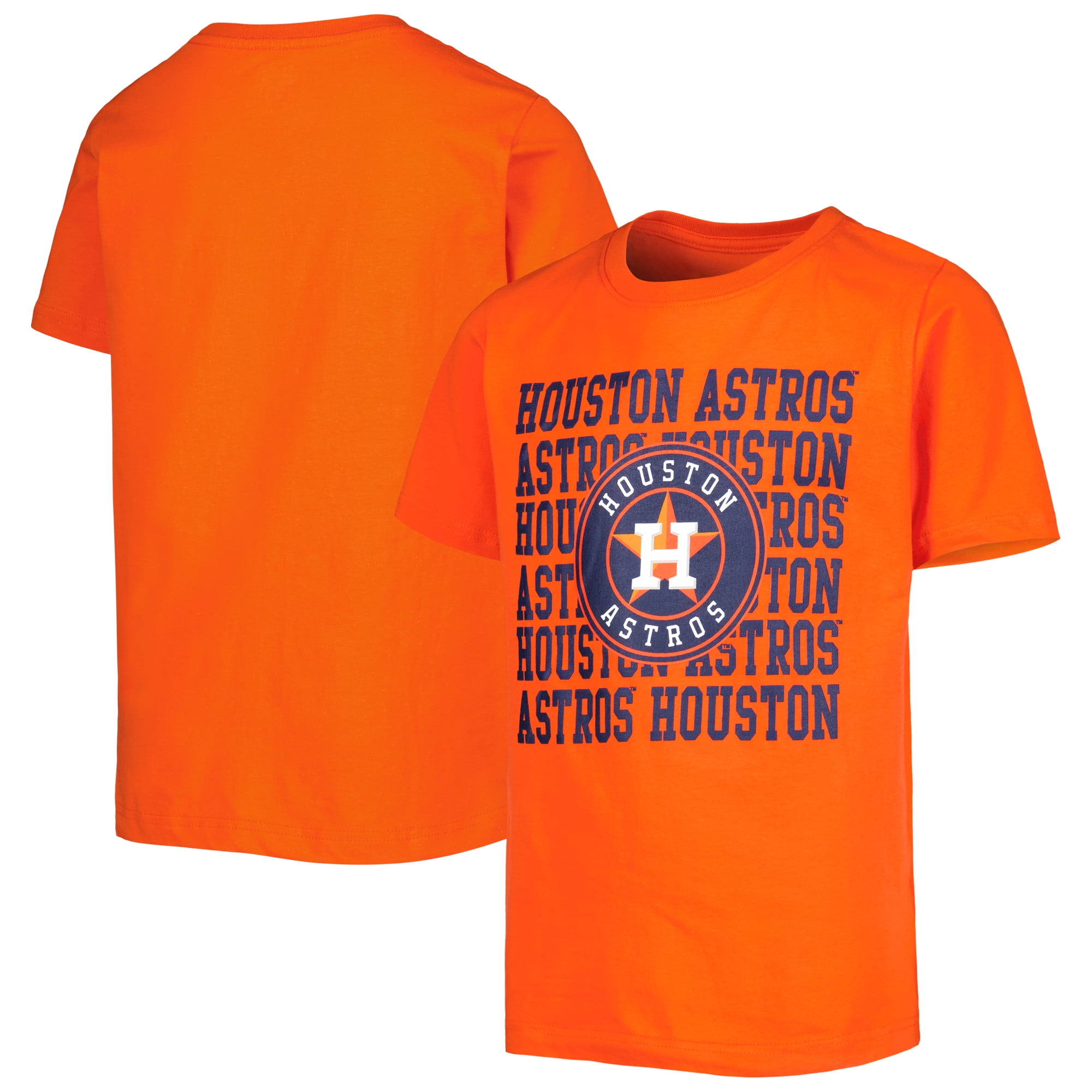 Youth Orange Houston Astros Repeat Logo TShirt