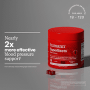 Humann SuperBeets Heart Chews Blood Pressure Support, Cherry Berry Flavor, 56 Count