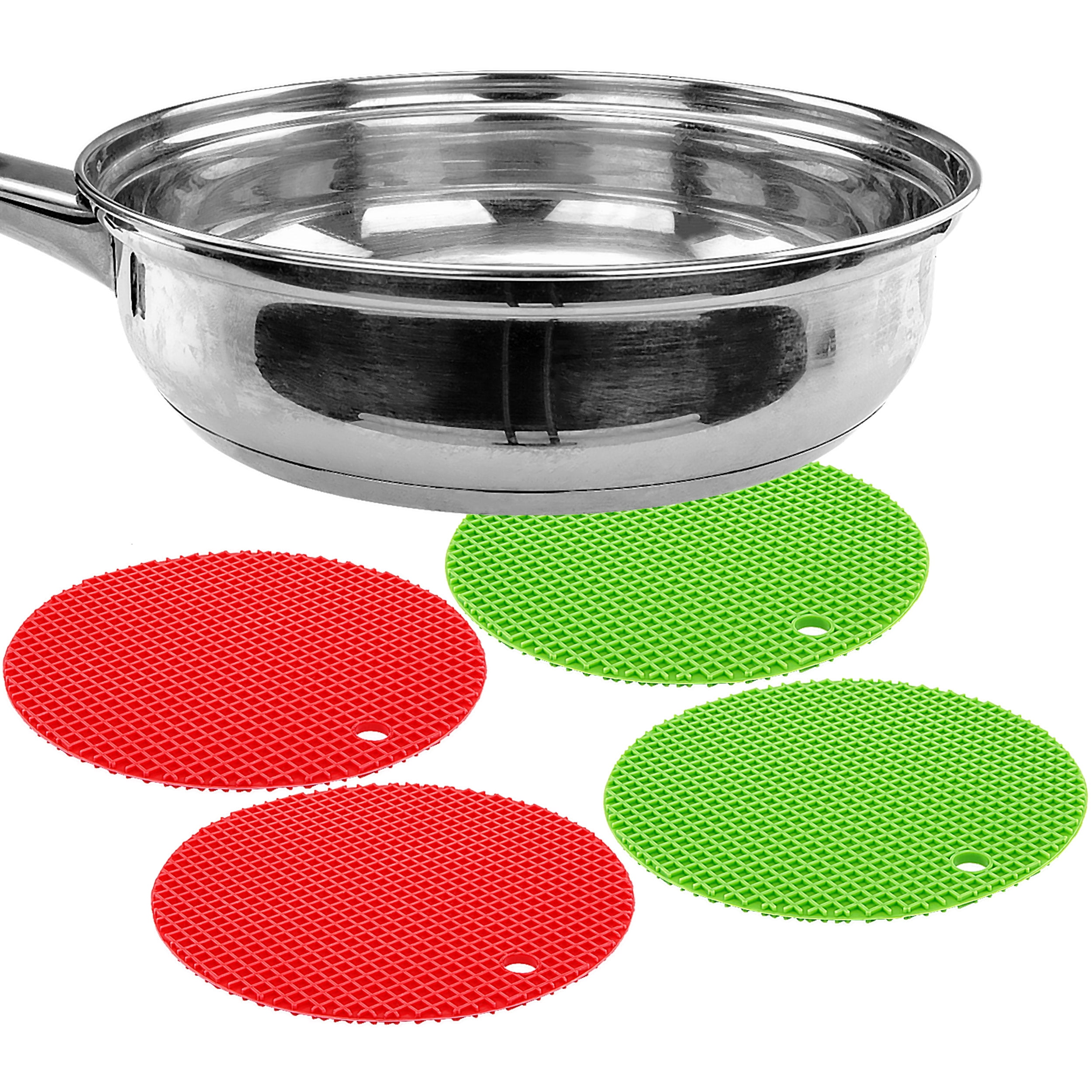 Silicone Pot Holder, Pack of 4