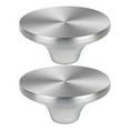 thumbnail image 1 of 2Pcs Stainless Steel Replacement Knobs Pot Lid Handle Knobs for Glass Pot Cover (Silver), 1 of 1
