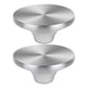 thumbnail image 1 of 2 pomos de repuesto de acero inoxidable para tapa de olla de vidrio (plateados), 1 of 3
