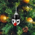 thumbnail image 4 of Clearance Christmas Decoration! Christmas Snowman Pendant Mirror Ball Ornaments Hooded Snowman Christmas Tree Decorations, 4 of 6