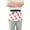 Cherry and Bow, variant on Hot-air Balloon Flying Server Apron with 3 Pockets Waterproof Waitress Waist Short Apron for Man Woman 12 Inches