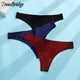 thumbnail image 2 of TrowBridge-bragas lisas y sencillas para mujer, Tanga Sexy sin costuras, ropa interior para chica, lencería amigable con la piel, ropa interior de satén de seda, 2 of 4
