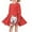 Christmas Dog Snowflake, variant on FKELYI Christmas Long Sleeve Dress Size 7-8 T Loose West Highland White Terrier Girls Dresses Comfy Snowflake Swing Twirl Skater Dress for Kids Girls