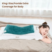 Heating Pad for Back Pain Relief & Period Cramps, Fsa Hsa Eligible,10 Heat Settings, 12x24, Birthday Mothers Day Gifts for Women Men, Blue