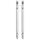 thumbnail image 1 of Uxcell 2pcs Punta de destornillador magnética de doble extremo 6mm PH2/SL6 5"/125mm 1/4" Shank Phillips cruzado ranurado plano, 1 of 7