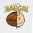 thumbnail image 3 of Peanuts - C Brown Half Football Head - Men's Short Sleeve Graphic T-Shirt, 3 of 6