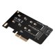 thumbnail image 5 of Adaptador PCIe a M.2 SSD Adapter NGFF PCI-E X4 Tarjeta expansión, 5 of 9