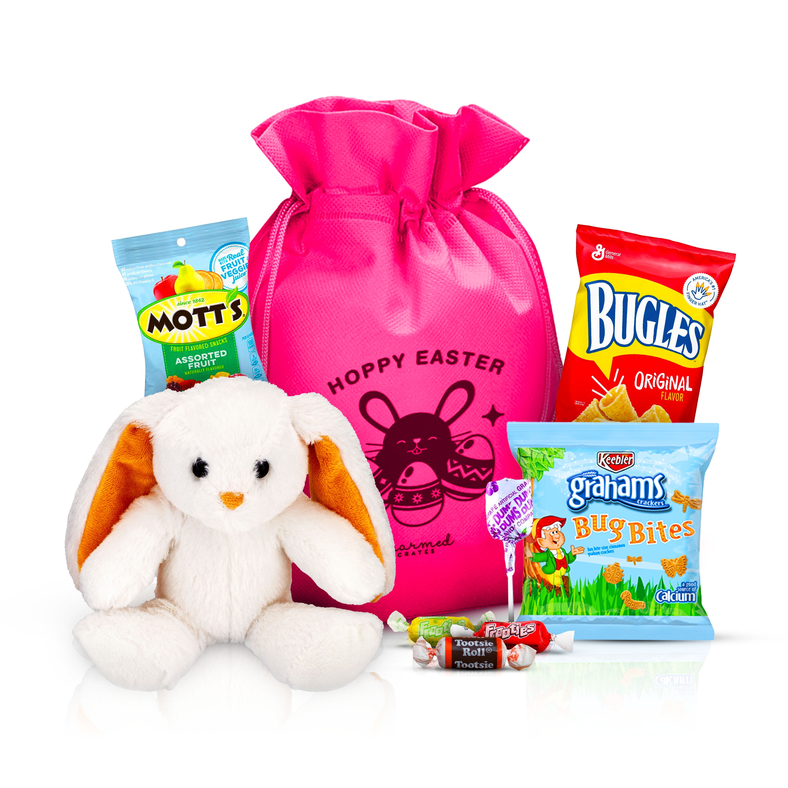 Pink Prefilled Easter Basket for Girls