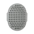 thumbnail image 2 of Pet Grooming Brush, Cat Deshedding Brush, Rubber Brush for Pet, Shedding Brush Cat, Gray 1-Piece 4.84X3.54 Inch Lightweight Bath Massage Brush Collects Loose Shed Easily, Suits, 2 of 6