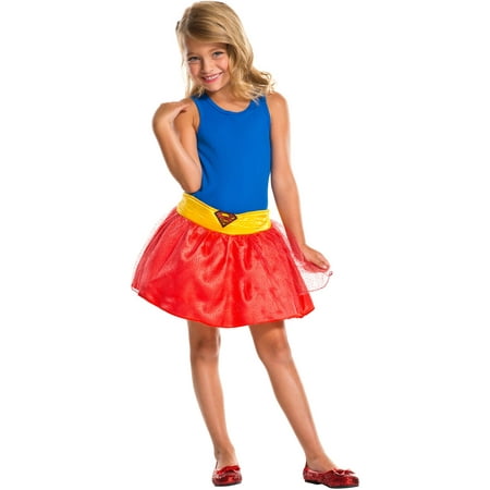 Supergirl Tutu Child Halloween Accessory