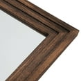 thumbnail image 4 of Arched Distressed Wood Mirror Full-length Floor Mirror 64x21 - Weathered White, 4 of 5