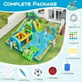 thumbnail image 2 of Gymax Inflatable Water Slide w/Splash Pool Climbing Wall Football Goal Blower Excluded, 2 of 10