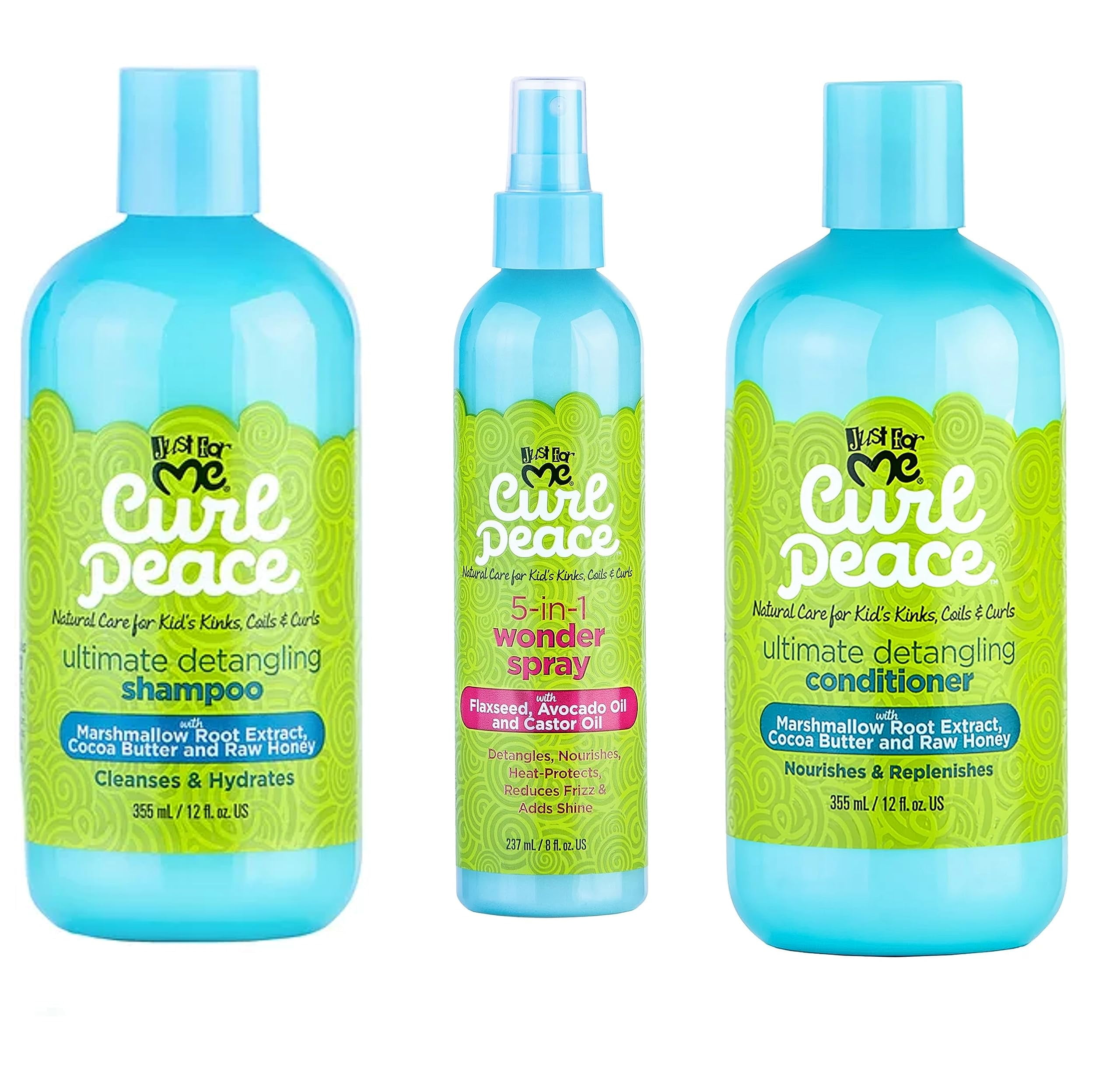 Just For Me Curl Peace Marshmallow Root & Cocoa Butter Hair Set