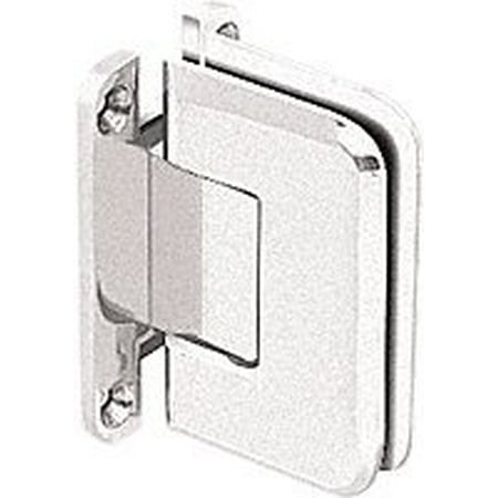 - CRL Pinnacle 537 Series Brushed Nickel Wall Mount Full Back Plate Standard Hinge with 5º Offset, Self-Centering with Reversible 5 Degree Pivot Pin By C.R. Laurence