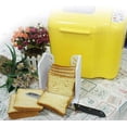 thumbnail image 4 of Dessert Bread Loaf Slicer Bread Slicer Toast Slicing Guide Loaf Cutting Guide Foldable Sandwich Bagel Cutter Device Kitchen Baking Tools for Home Restaurant Butter Slicer Cake Slicer, 4 of 5