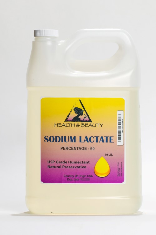 Sodium lactate 60 natural usp preservative liquid humectant 100 pure 7 lb