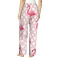 thumbnail image 3 of Fotbe Cute Flamingo with Heart Women's Pajama Pants,Sleepwear Pants,Pj Bottoms Drawstring And Pockets-XX-Large, 3 of 9