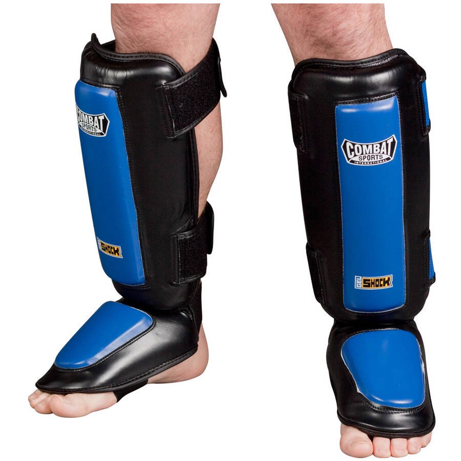Combat Sports Kickboxing Gel Shock™ Shin Guards Large