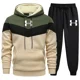 thumbnail image 2 of Conjuntos de chándales de otoño e invierno para hombre, Sudadera con capucha de manga larga + Pantalones para correr, trajes deportivos de dos piezas para correr, ropa deportiva informal, 2 of 5