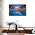 thumbnail image 3 of Elephant Stock Torres Del Paine Wall Art - Horizontal Canvas Wall Art - Living Room Wall Decor - Nature Canvas - Teal And Blue Decor - 30" x 20", 3 of 8